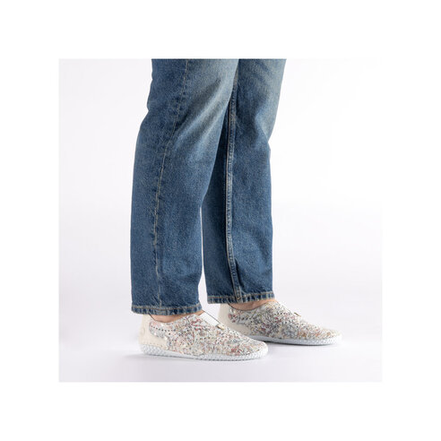 Dámske mokasíny Rieker 43663-90 biela