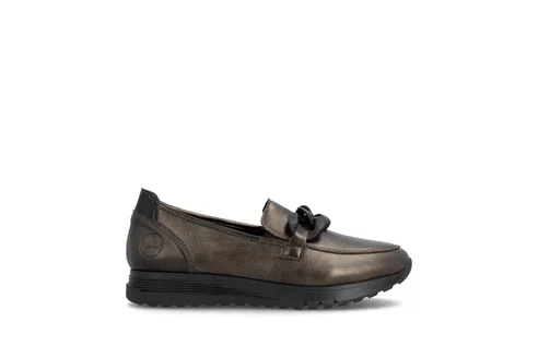 Dámske mokasíny Rieker 49051-25 bronzová