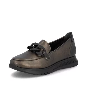Dámske mokasíny Rieker 49051-25 bronzová