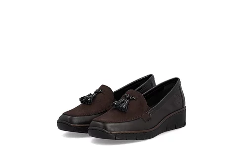 Dámske mokasíny Rieker 53771-25 hnedá