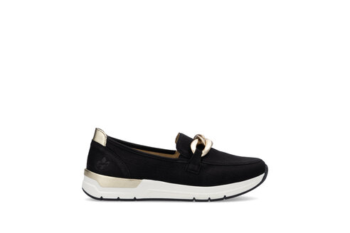 Dámske mokasíny Rieker 58944-00 čierna