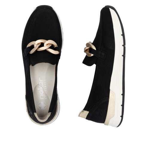 Dámske mokasíny Rieker 58944-00 čierna