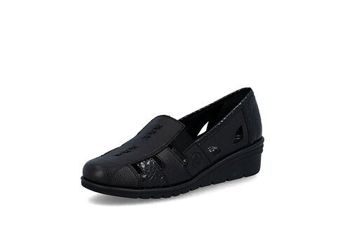 Dámske mokasíny Rieker L5358-00 čierna