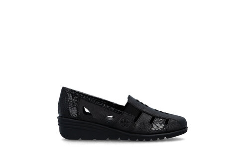 Dámske mokasíny Rieker L5358-00 čierna