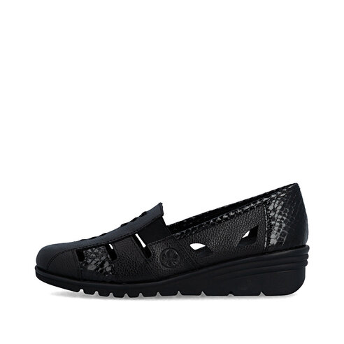 Dámske mokasíny Rieker L5358-00 čierna