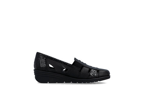 Dámske mokasíny Rieker L5358-00 čierna
