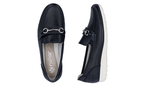 Dámske mokasíny Rieker L9355-14 modrá