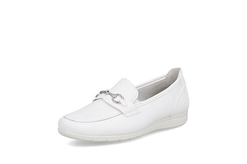 Dámske mokasíny Rieker L9355-80 biela