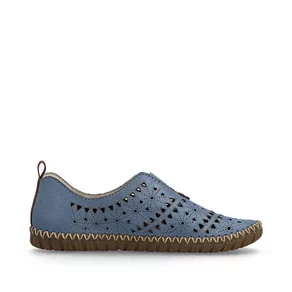 Dámske mokasíny Rieker M2852-12 modrá