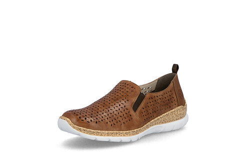 Dámske mokasíny Rieker N4251-22 hnedá