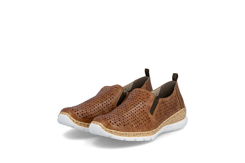 Dámske mokasíny Rieker N4251-22 hnedá