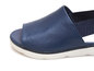 Dámske otvorené sandále na nízkom podpätku Rizzoli - modré