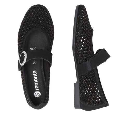 Dámske poltopánky Remonte D0K18-02 čierna