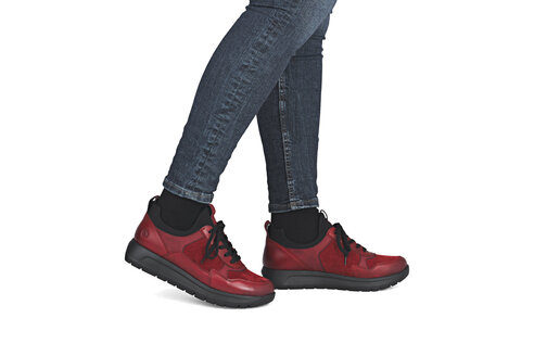 Dámske poltopánky Remonte D2V00-35 bordová