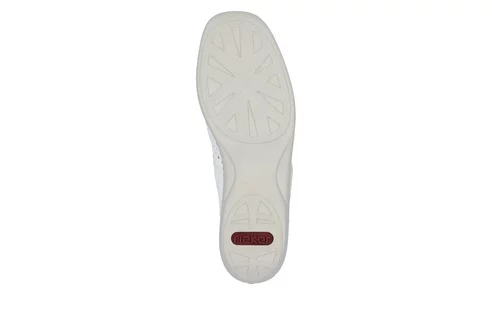 Dámske poltopánky Rieker 41399-80 biele