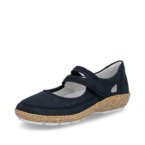 Dámske poltopánky Rieker 44859-14 modrá