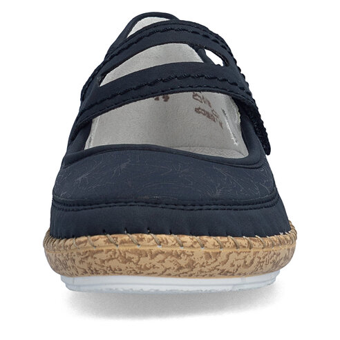 Dámske poltopánky Rieker 44859-14 modrá