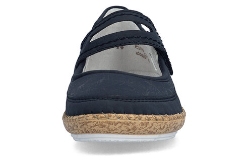 Dámske poltopánky Rieker 44859-14 modrá