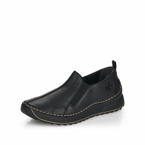 Dámske poltopánky Rieker 51593-00 čierna