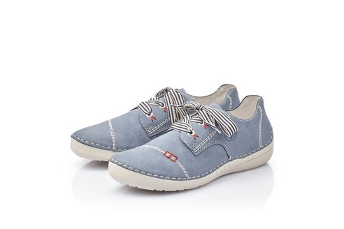 Dámske poltopánky Rieker 52520-14 modré