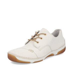 Dámske poltopánky Rieker 55920-80 biela káva