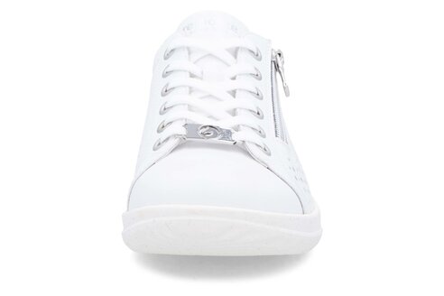 Dámske poltopánky Rieker D1E08-80 biela