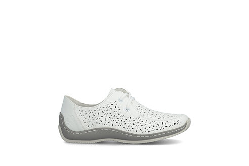 Dámske poltopánky Rieker L1722-80 biela