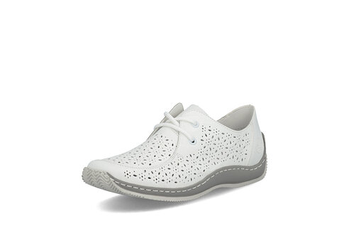 Dámske poltopánky Rieker L1722-80 biela