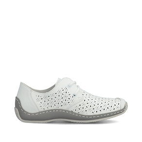 Dámske poltopánky Rieker L1722-80 biela