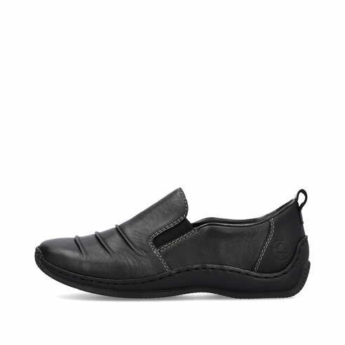 Dámske poltopánky Rieker L1789-00 čierne