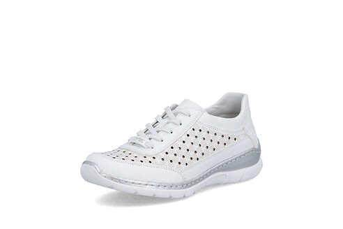 Dámske poltopánky Rieker L3217-80 biela