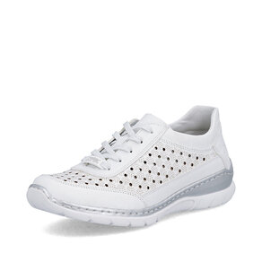 Dámske poltopánky Rieker L3217-80 biela