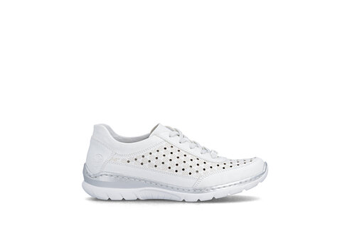 Dámske poltopánky Rieker L3217-80 biela