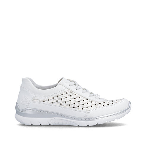 Dámske poltopánky Rieker L3217-80 biela