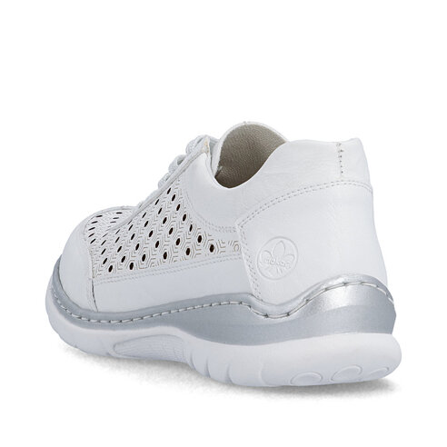 Dámske poltopánky Rieker L3217-80 biela