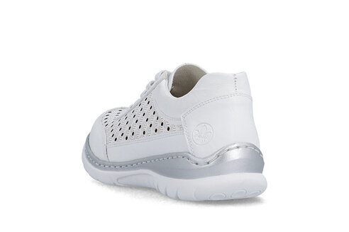 Dámske poltopánky Rieker L3217-80 biela