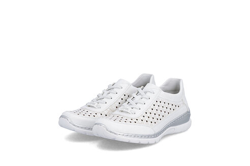 Dámske poltopánky Rieker L3217-80 biela