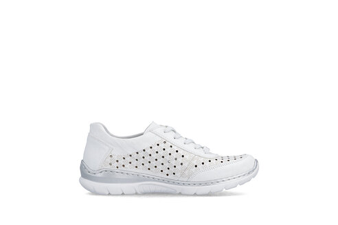 Dámske poltopánky Rieker L3217-80 biela