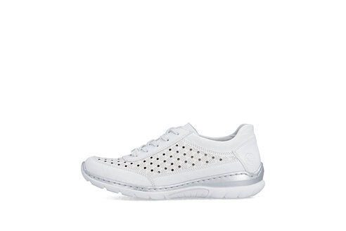 Dámske poltopánky Rieker L3217-80 biela