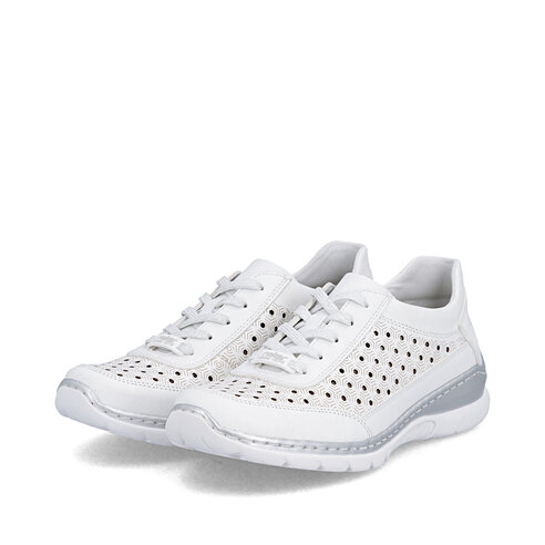 Dámske poltopánky Rieker L3217-80 biela