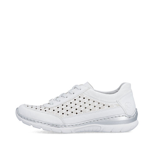 Dámske poltopánky Rieker L3217-80 biela