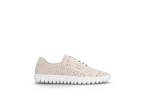 Dámske poltopánky Rieker M2354-31 ružová