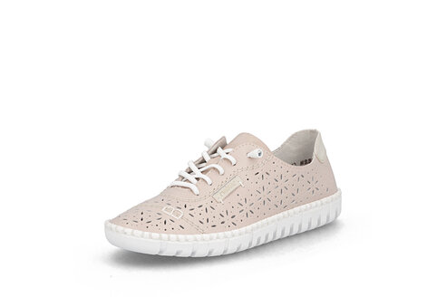 Dámske poltopánky Rieker M2354-31 ružová