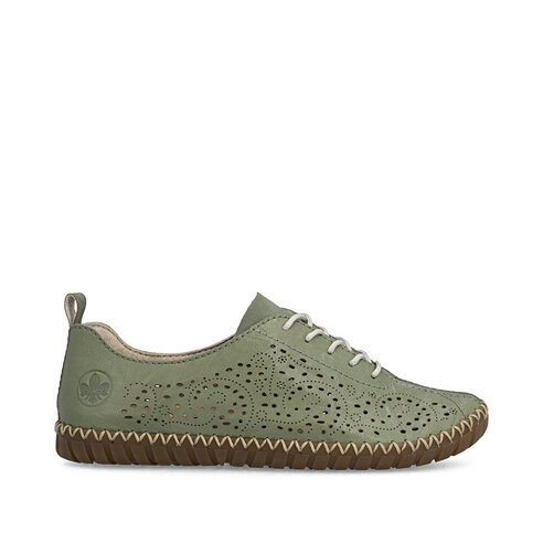 Dámske poltopánky Rieker M2802-52 zelená