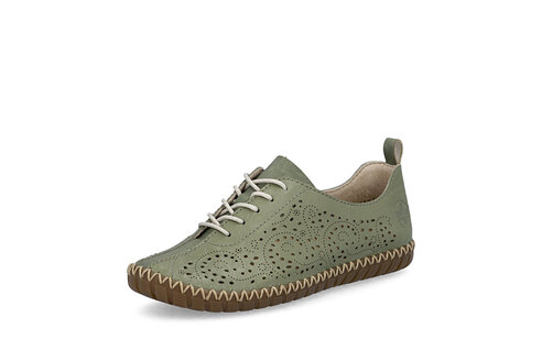 Dámske poltopánky Rieker M2802-52 zelená