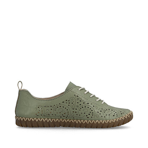 Dámske poltopánky Rieker M2802-52 zelená