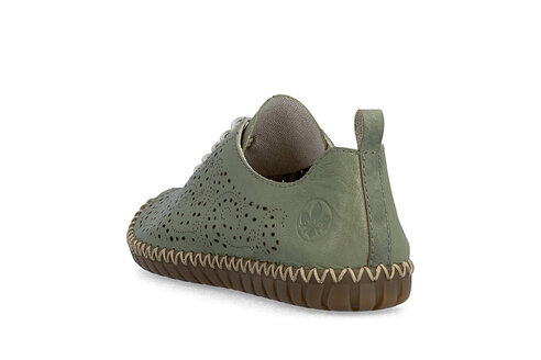 Dámske poltopánky Rieker M2802-52 zelená