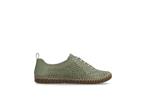 Dámske poltopánky Rieker M2802-52 zelená