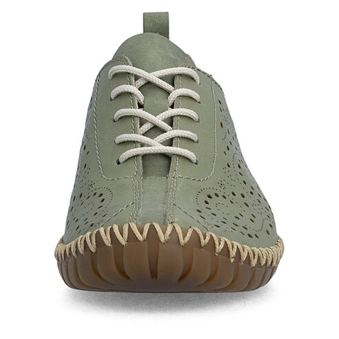 Dámske poltopánky Rieker M2802-52 zelená