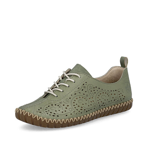 Dámske poltopánky Rieker M2802-52 zelená